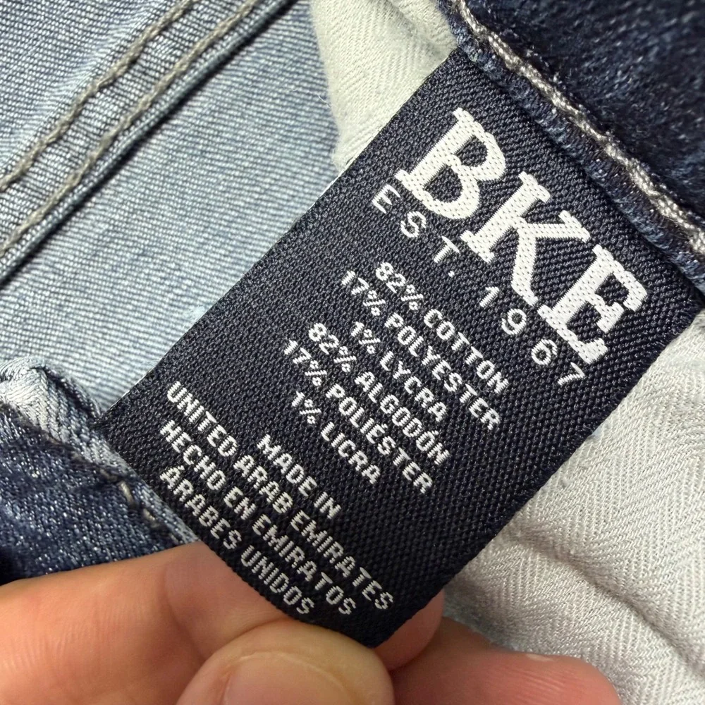 Buckle BKE Jake Mens Straight Leg Jeans 30x34 Blue Denim Y2K Skater Streetwear - Picture 5 of 11